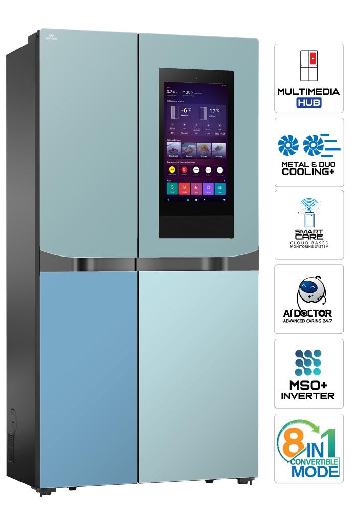 Walton refrigerator-freezer- WNR-6B0-GSRE-BD (Inverter)