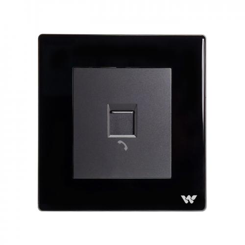ওয়ালটন ইলেকট্রিক্যাল অ্যাক্সেসরিজ গ্যাং সুইচ - ক্রিস্টাল সিরিজ (WCTS) টেলিফোন সকেট